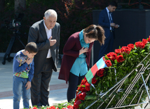 Azerbaijan marks 93rd birthday anniversary of National Leader Heydar Aliyev. Azerbaijan, Baku, 10 May 2016